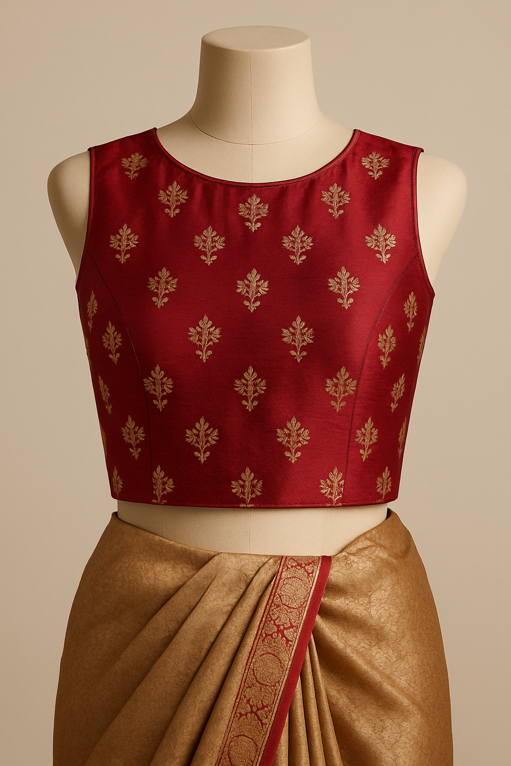 AI Generated - Sleeveless Blouse