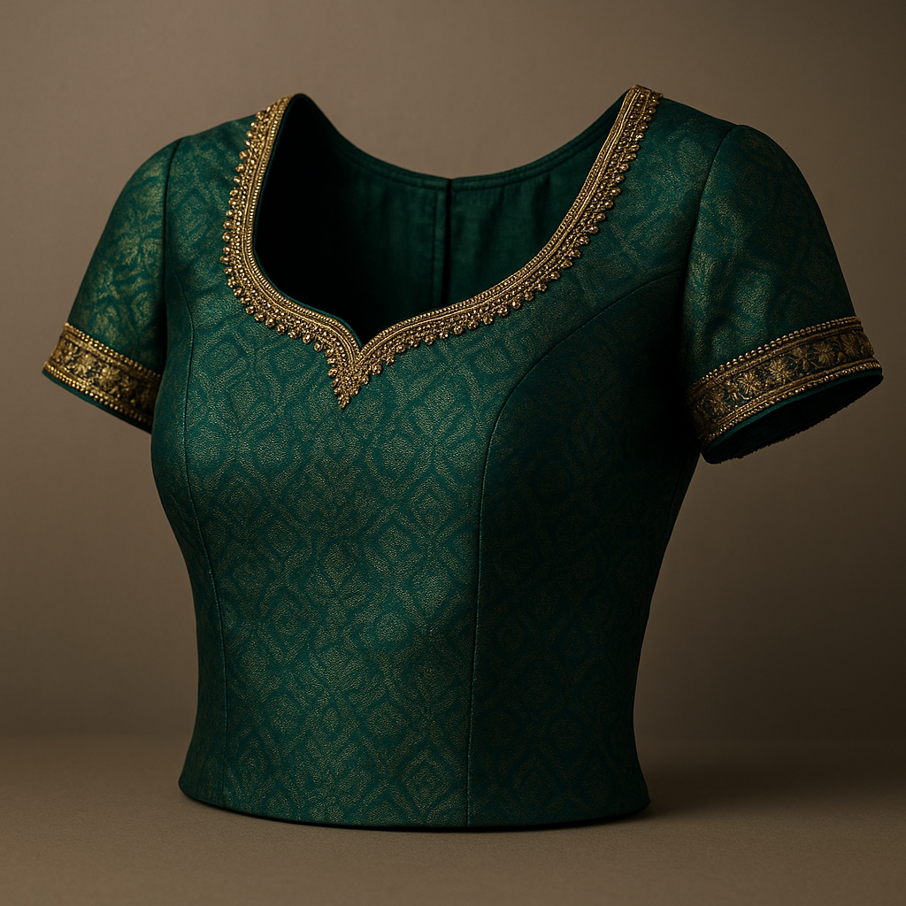AI Generated - Cap Sleeve/Short Sleeve Blouse