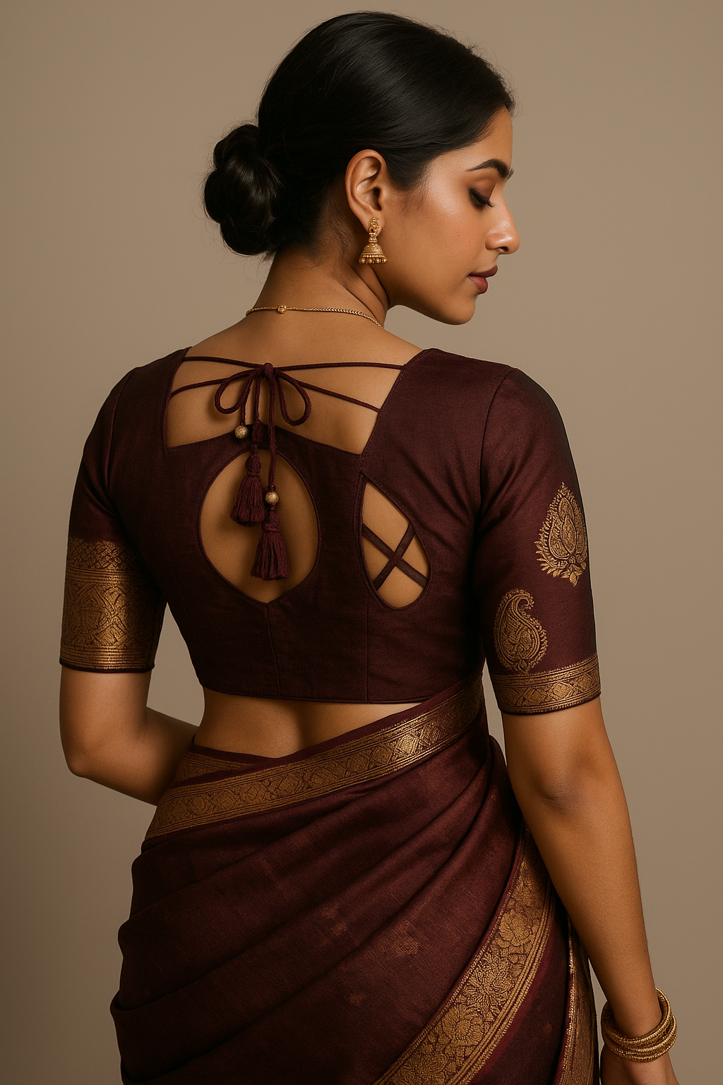 AI Generated - Designer Back Neck Patterns