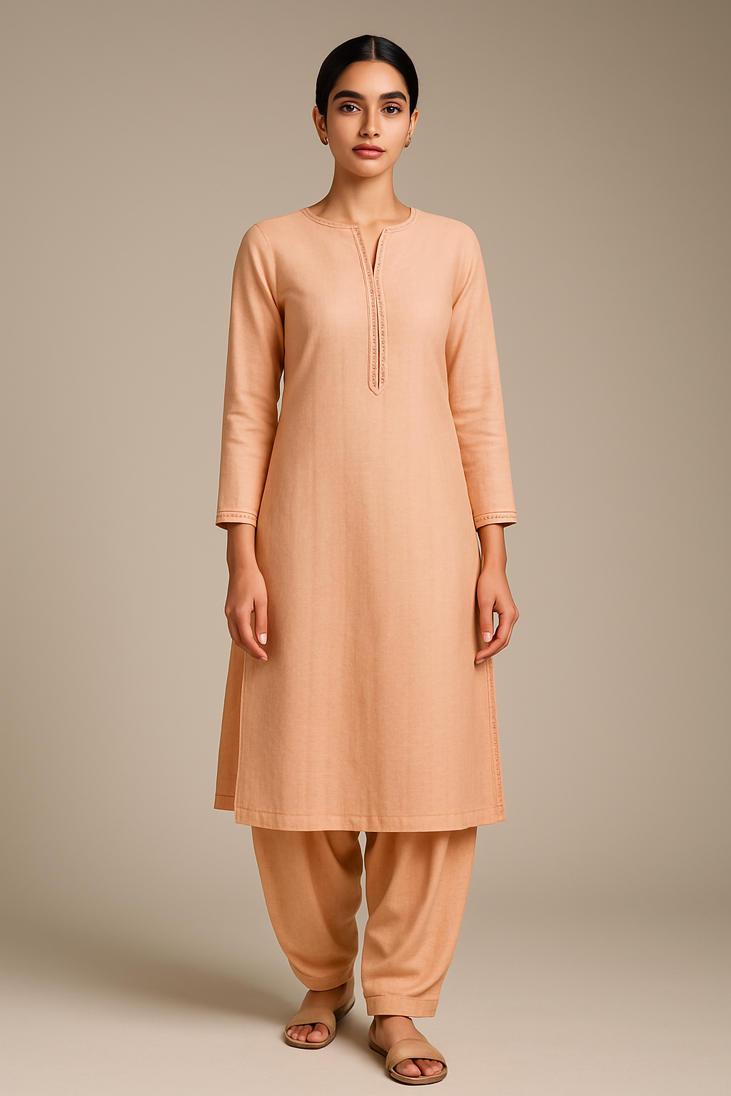 AI Generated - Simple Salwar Kameez (2-piece)