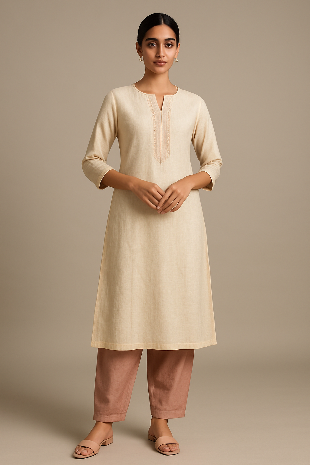 AI Generated - Simple Salwar Kameez (2-piece)