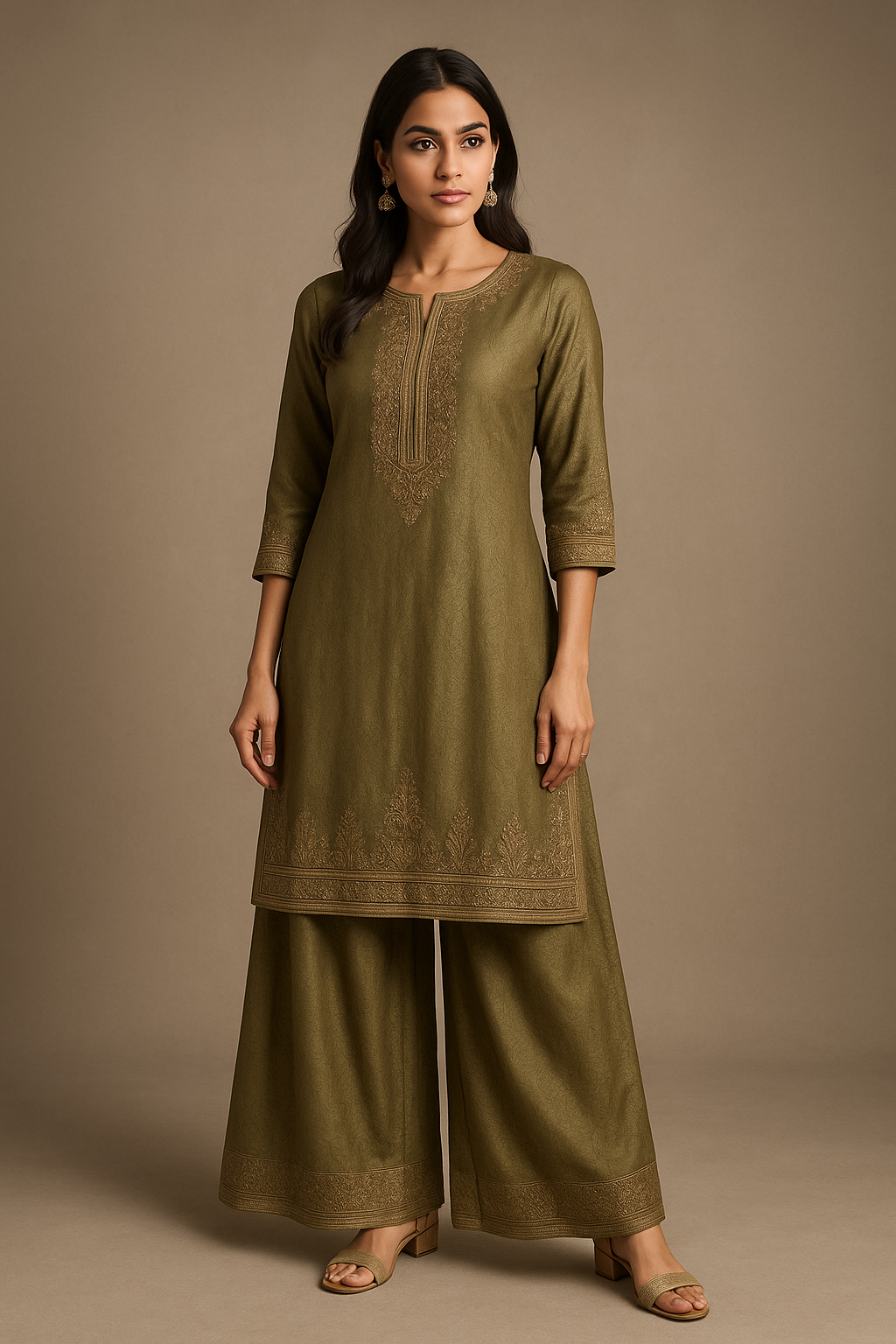 AI Generated - Palazzo Suit