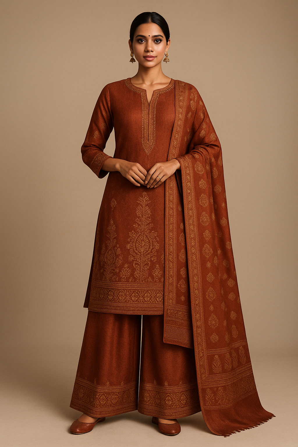 AI Generated - Palazzo Suit