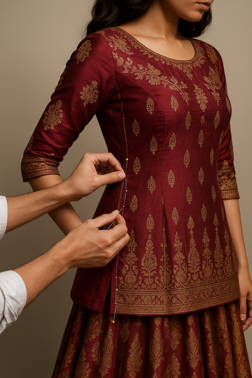 AI Generated - Side Seam Adjustments