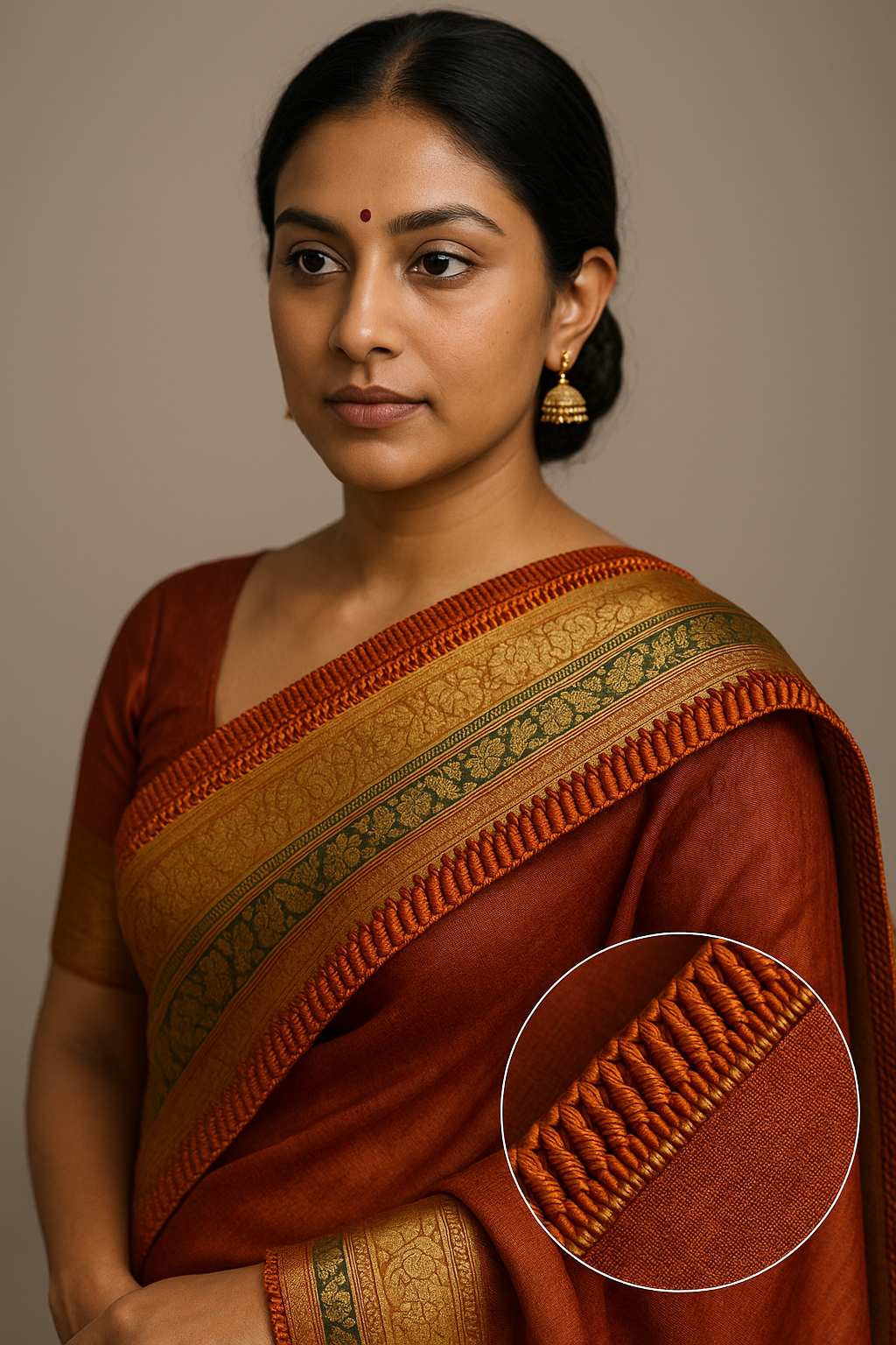 AI Generated - Saree Pico (Decorative Edging)