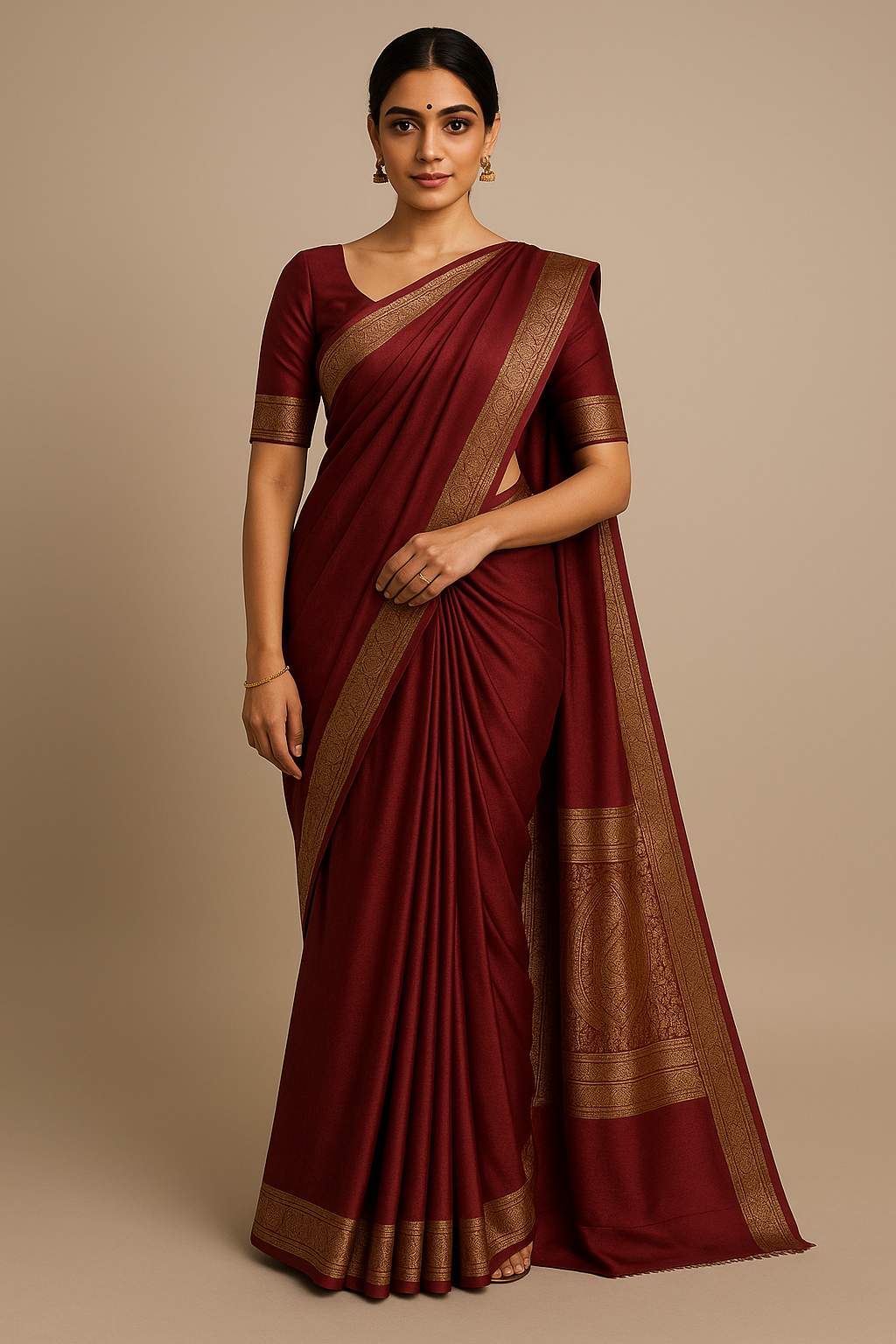 AI Generated - Saree Pre-pleating (Ready-to-Wear)