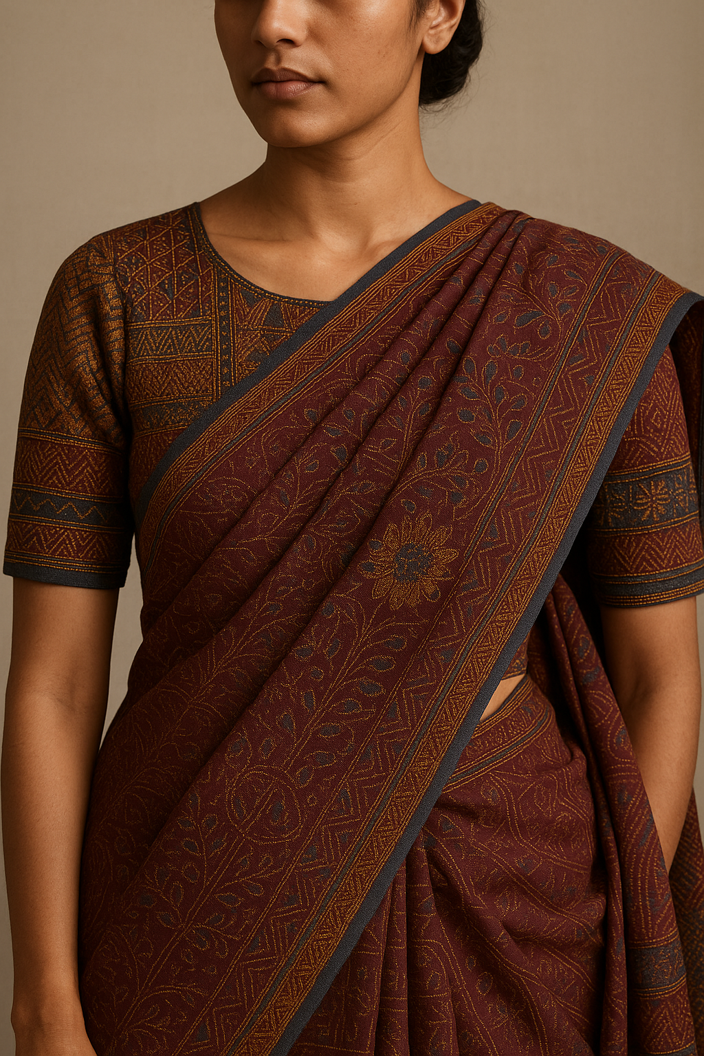 AI Generated - Kantha Work (Bengali Running Stitch)