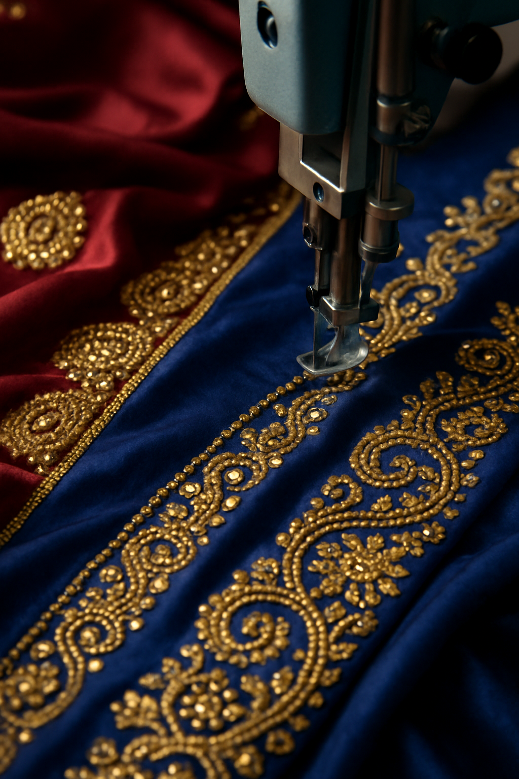 AI Generated - Sequin and Bead Work (Machine)