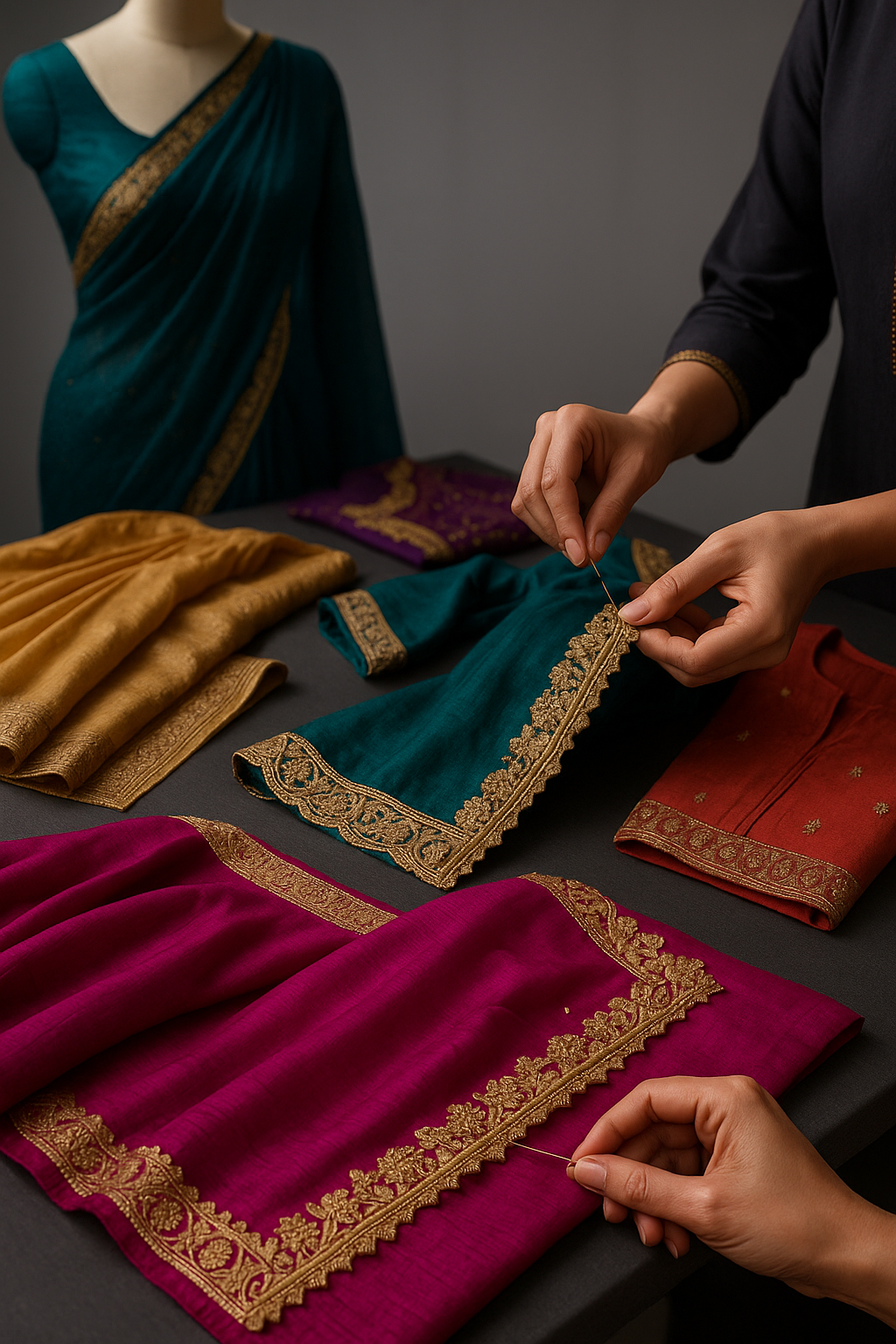 AI Generated - Attaching Lace/Borders