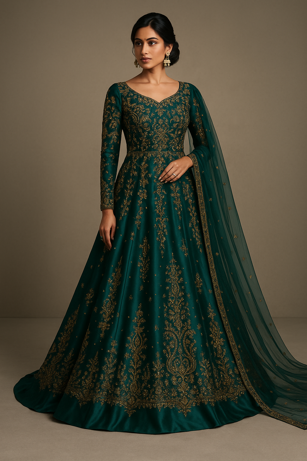 AI Generated - Reception/Engagement Gown
