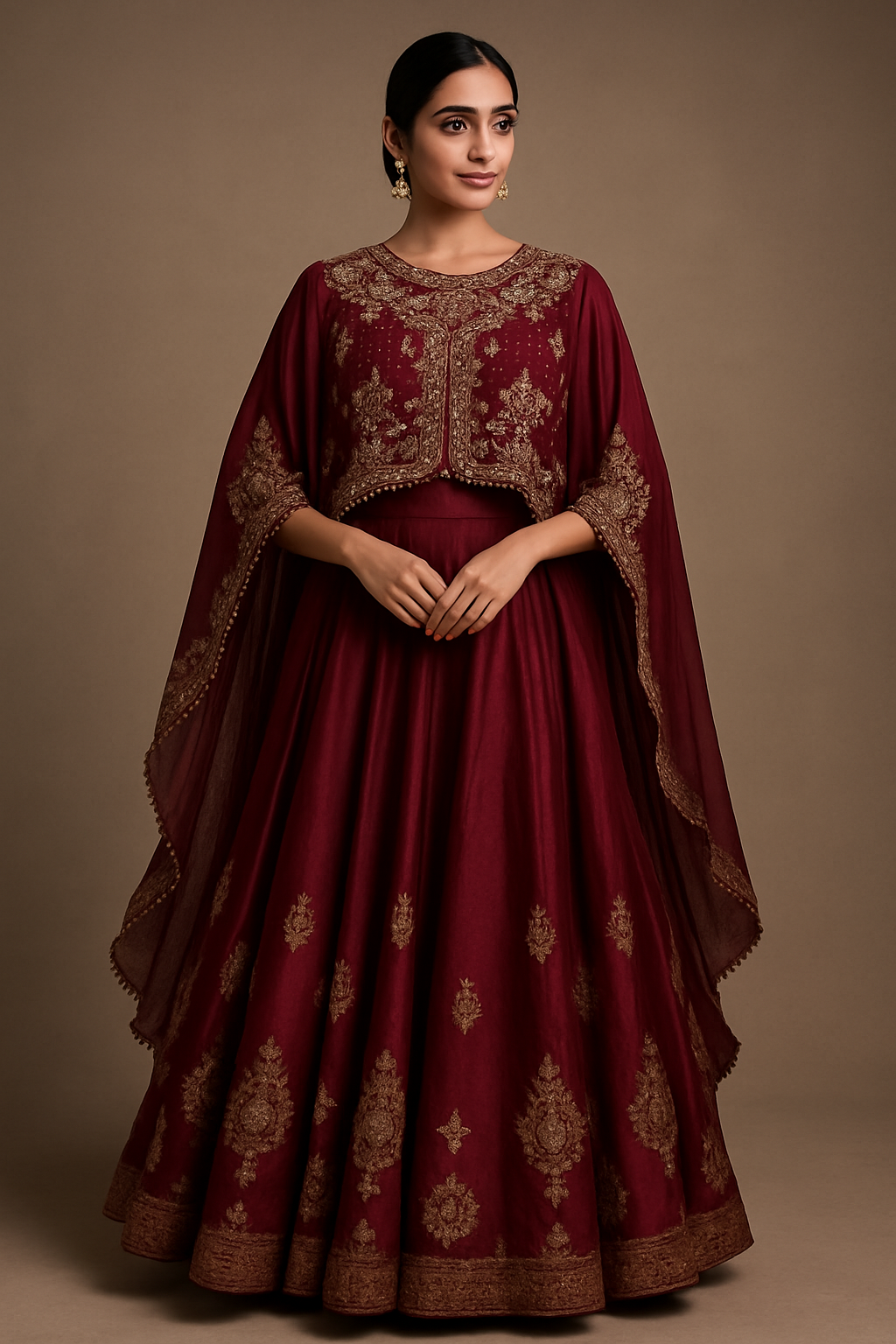 AI Generated - Cape Style Blouses