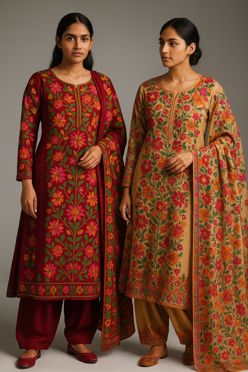 AI Generated - Phulkari (Punjabi Embroidery)