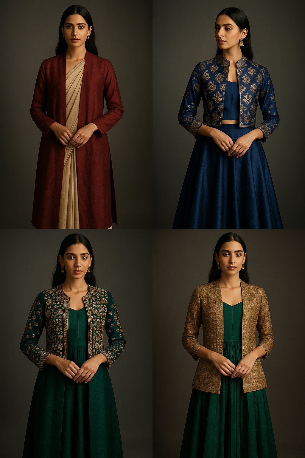 AI Generated - Jacket/Shrug Design and Stitching