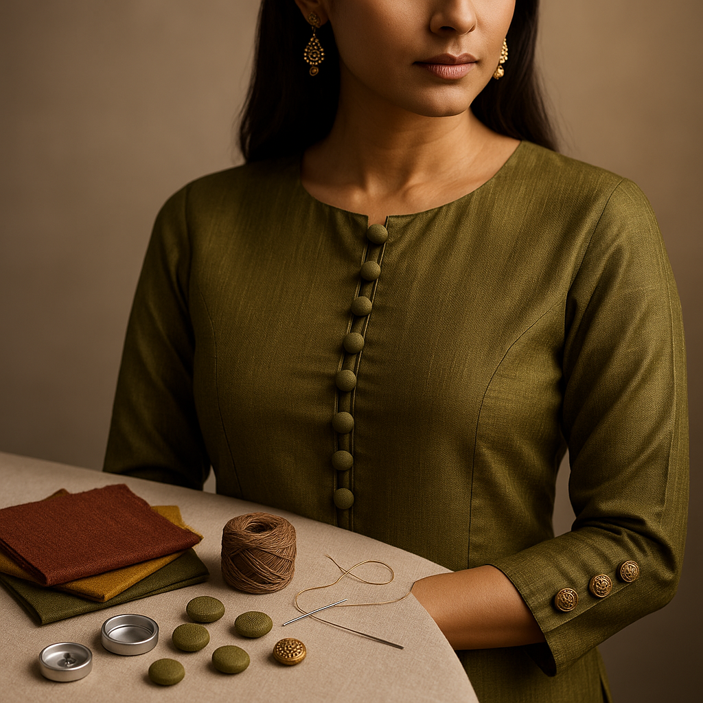 AI Generated - Button Making and Attachment