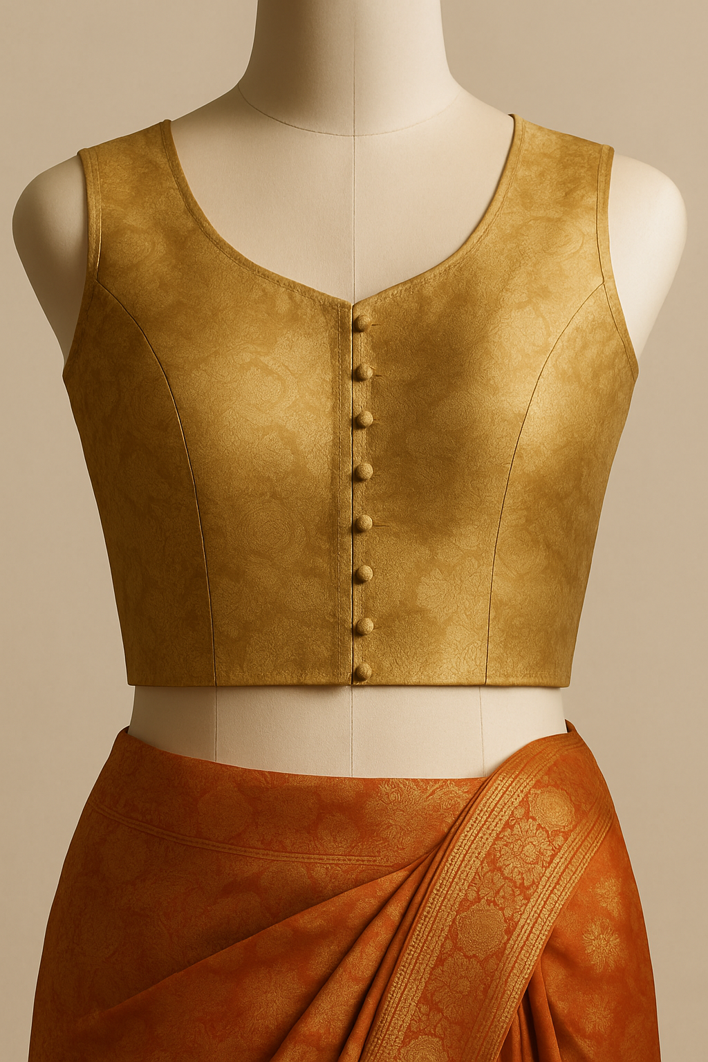 AI Generated - Sleeveless Blouse
