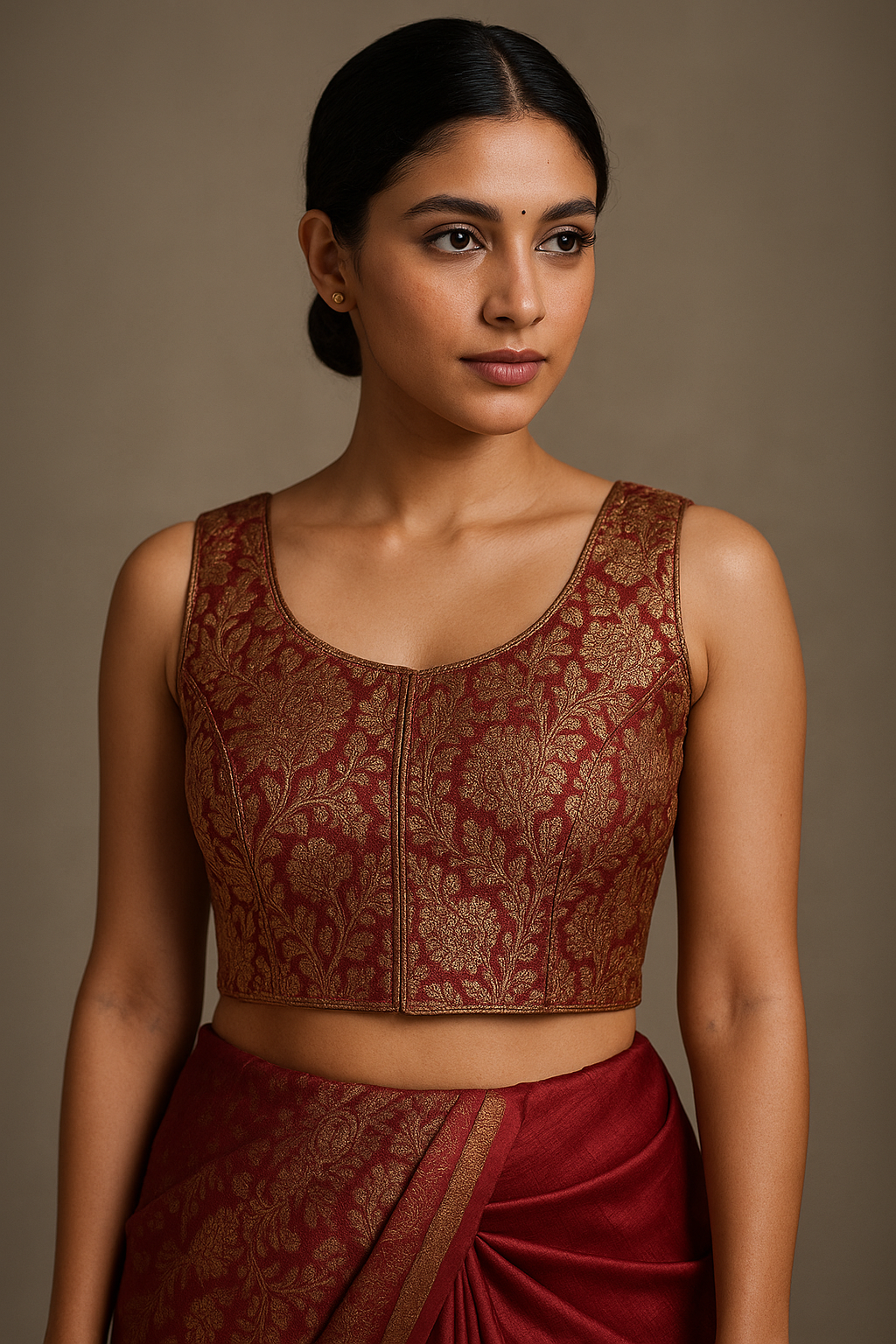 AI Generated - Sleeveless Blouse