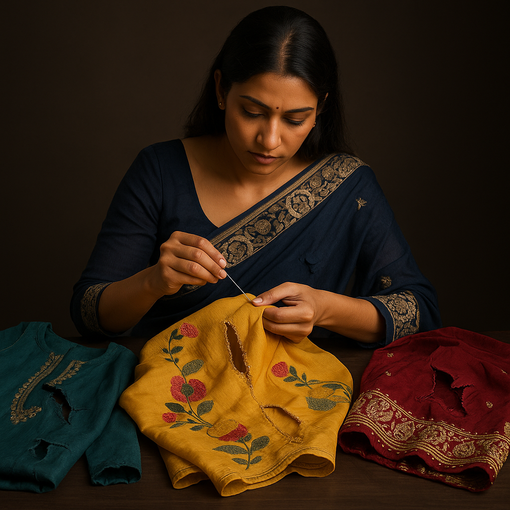 AI Generated - Repair of Torn Garments