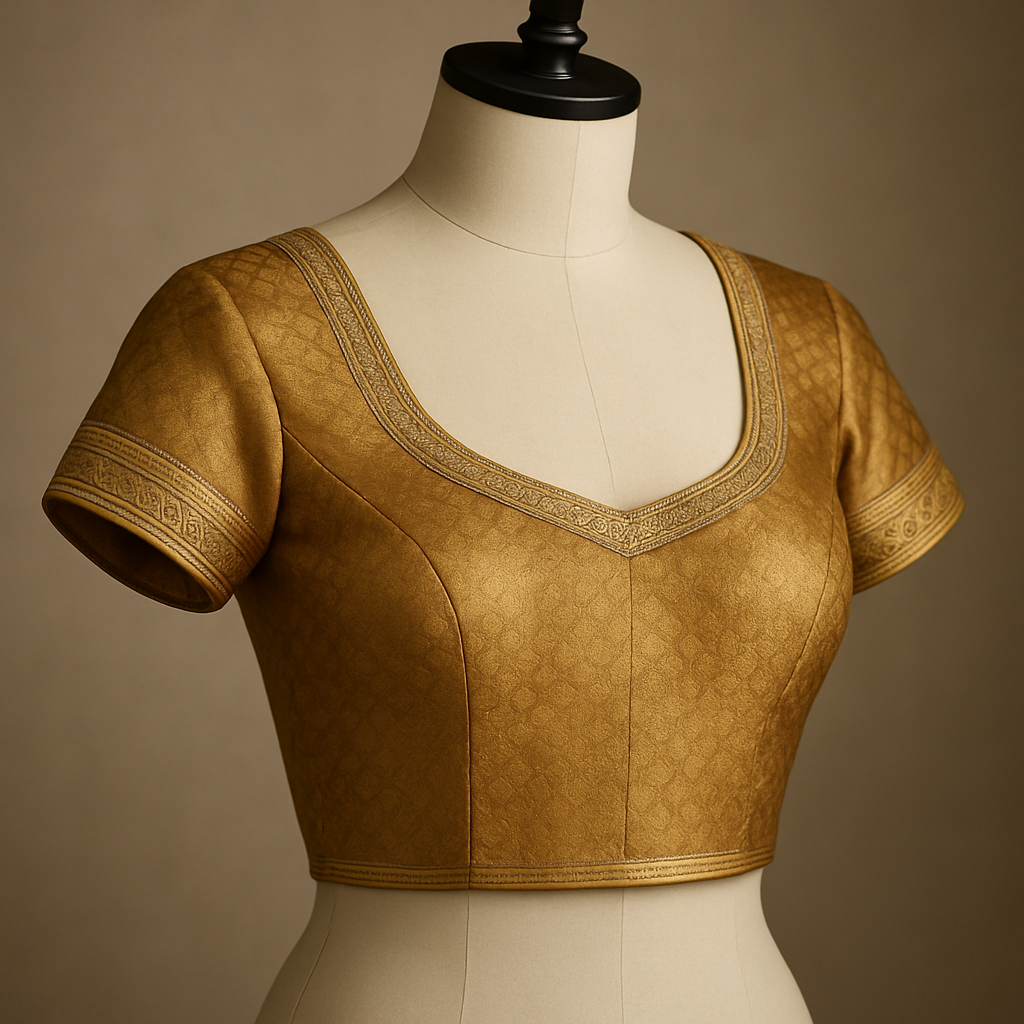 AI Generated - Cap Sleeve/Short Sleeve Blouse