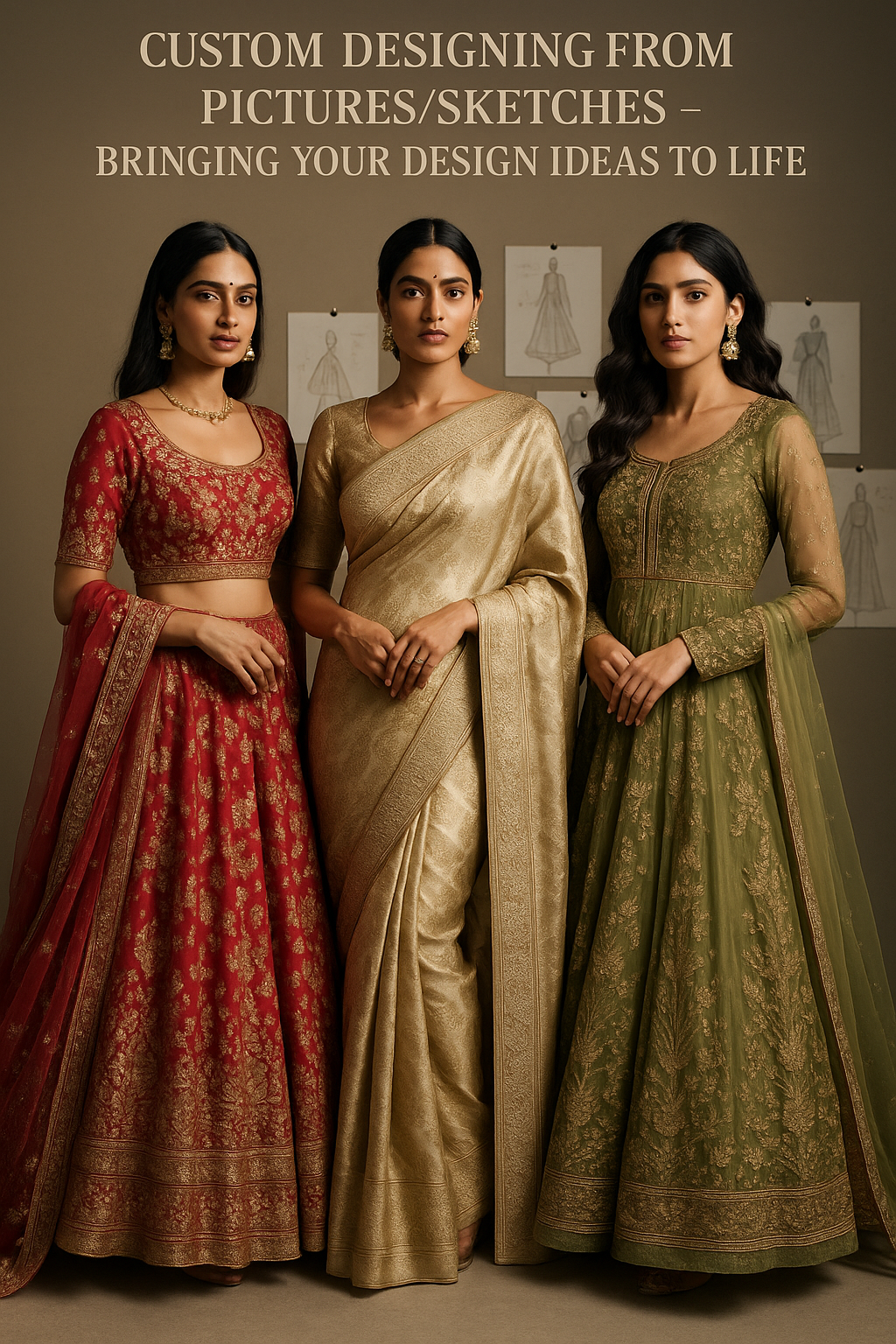 AI Generated - Custom Designing from Pictures/Sketches