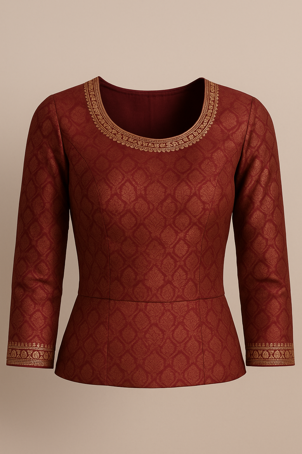 AI Generated - Three-Quarter/Full Sleeve Blouse