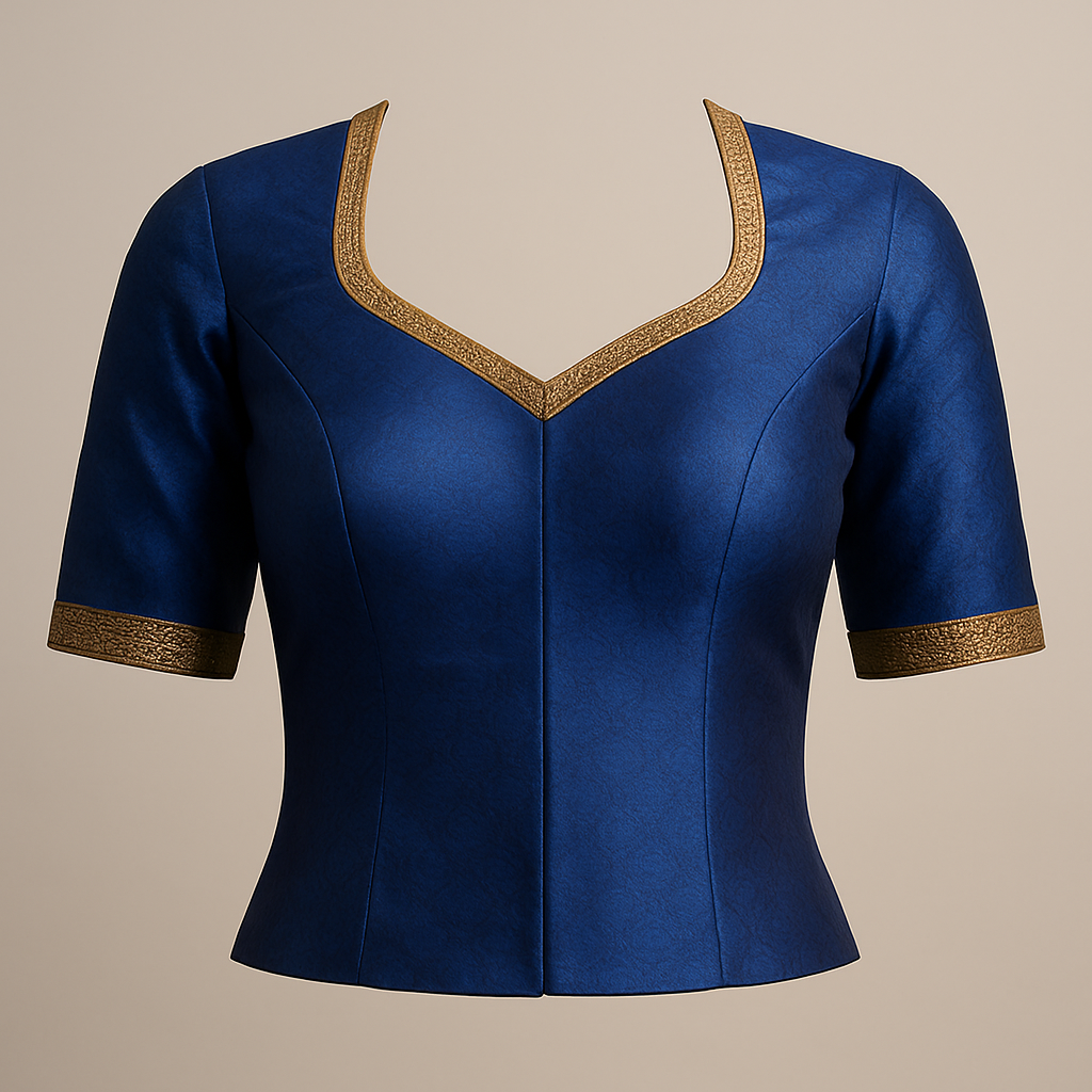 AI Generated - Princess Cut Blouse