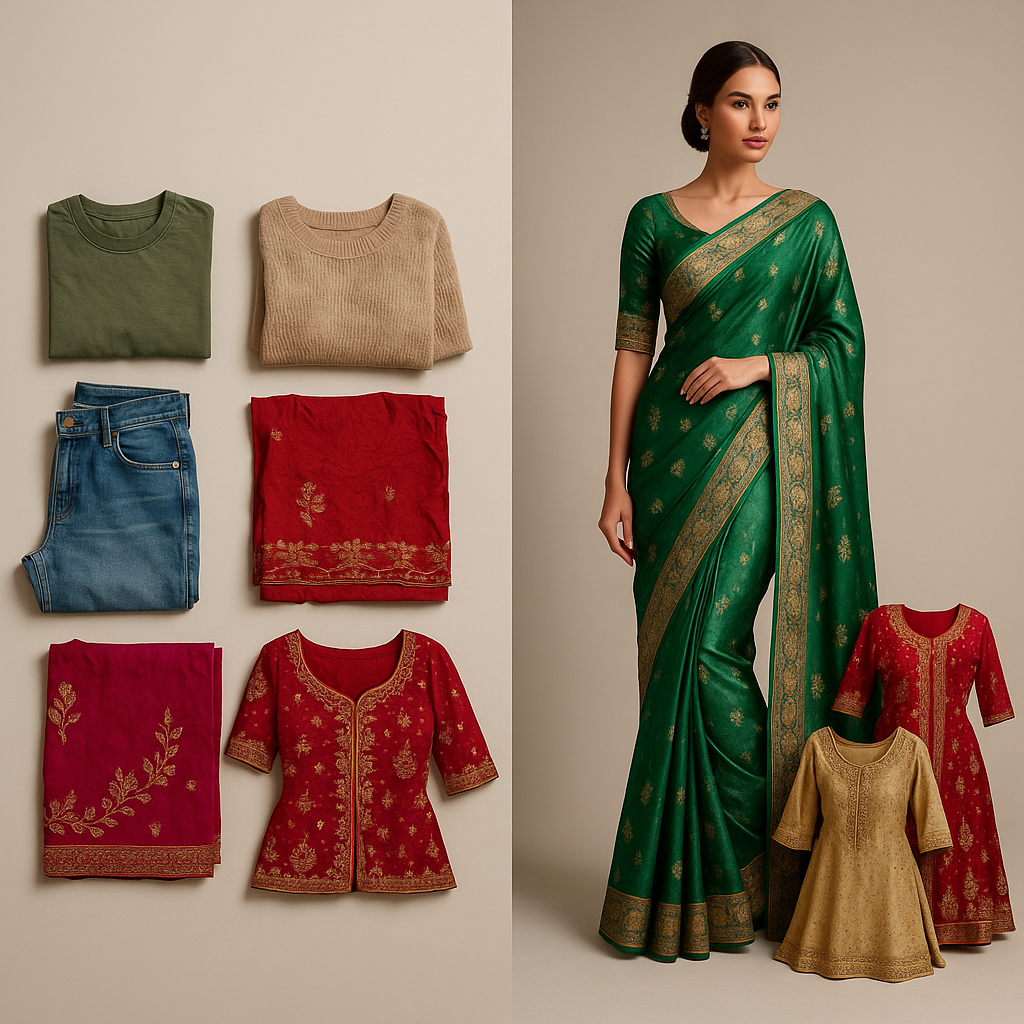 AI Generated - Re-modeling Old Garments