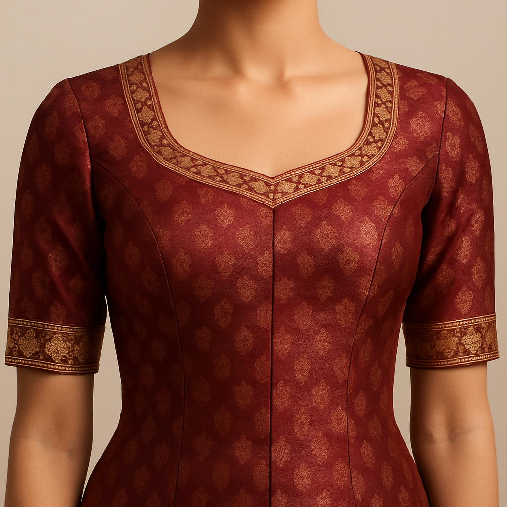 AI Generated - Princess Cut Blouse