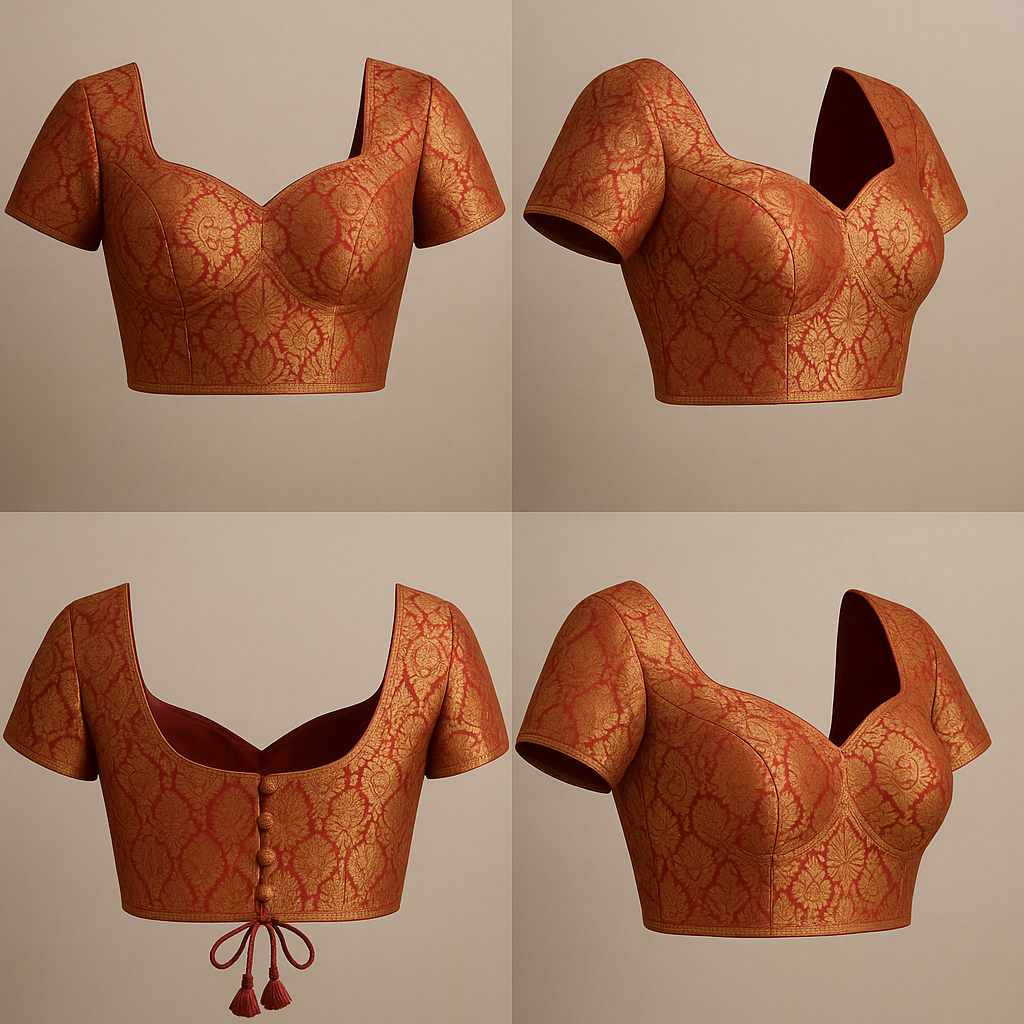 AI Generated - Padded Blouse