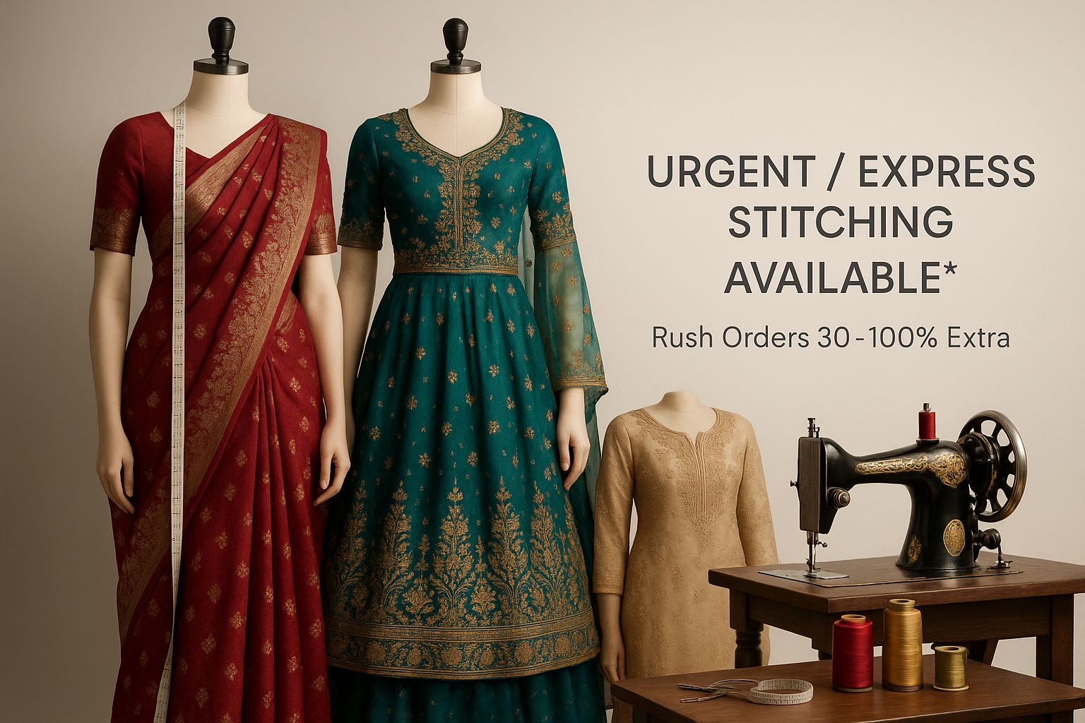 AI Generated - Urgent/Express Stitching