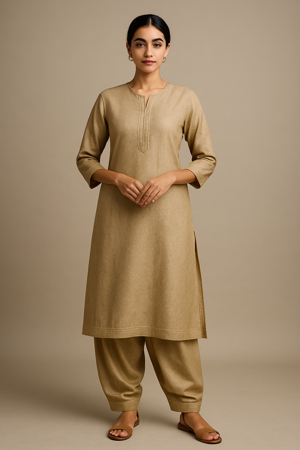 AI Generated - Simple Salwar Kameez (2-piece)