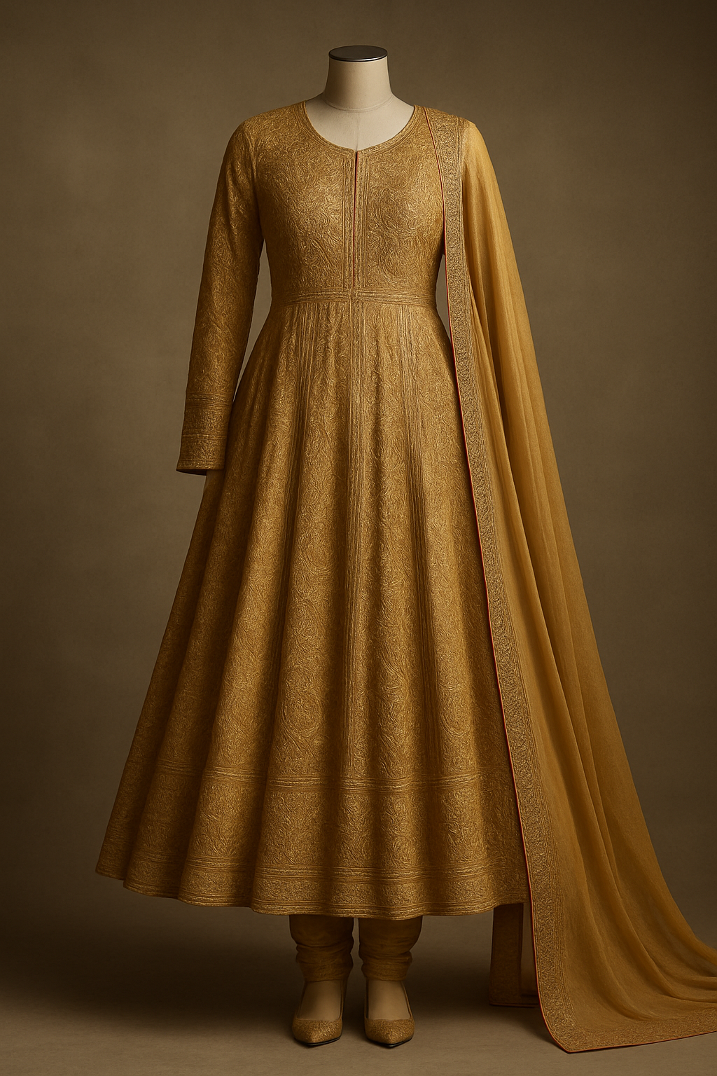 AI Generated - Anarkali Suit (3-piece)