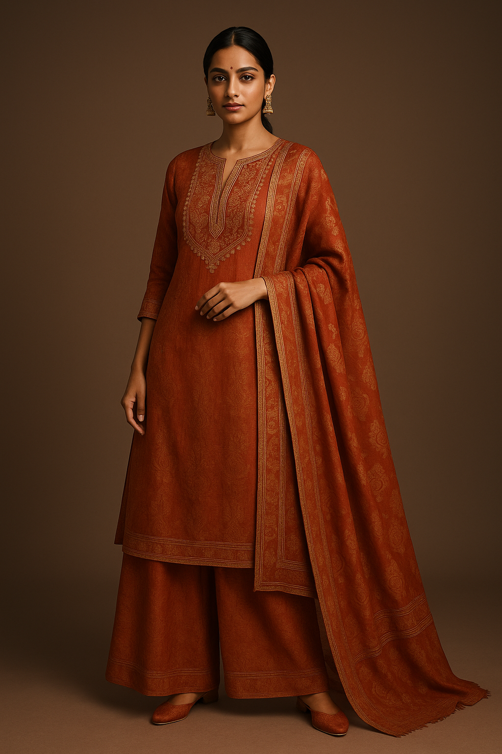 AI Generated - Palazzo Suit