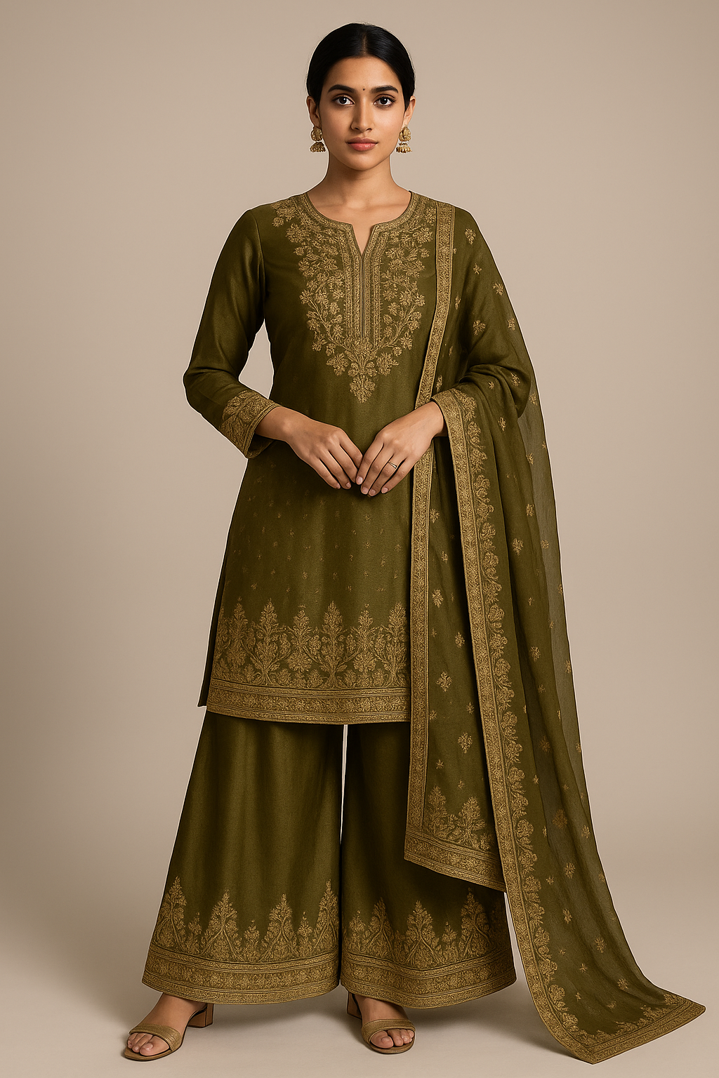 AI Generated - Palazzo Suit