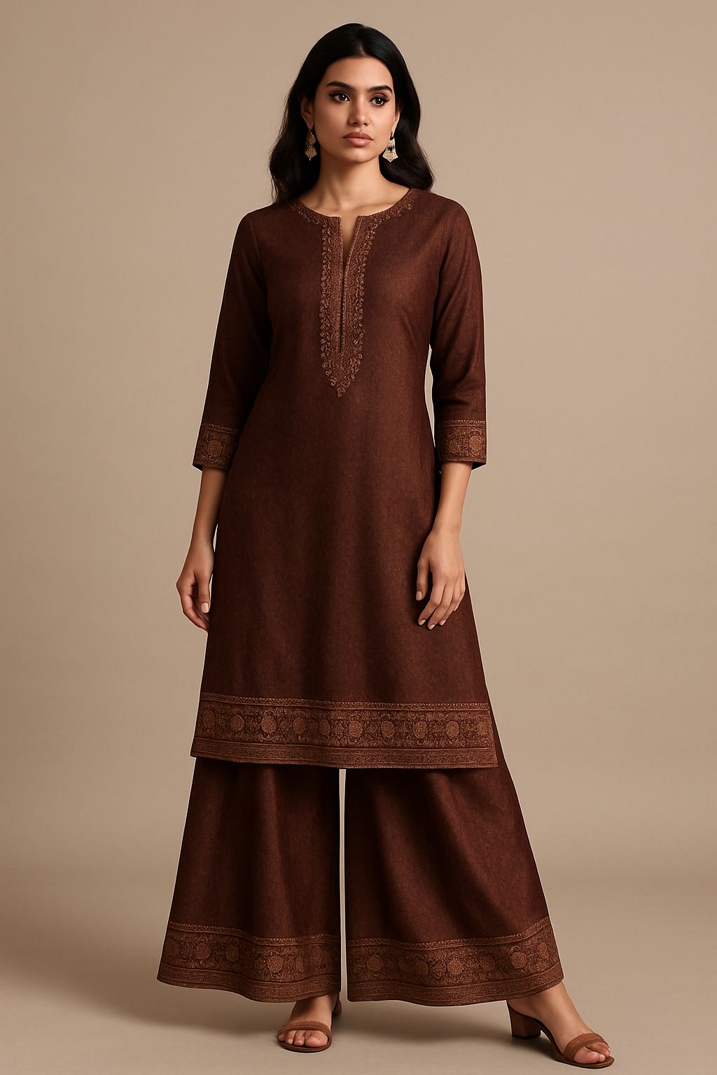 AI Generated - Palazzo Suit