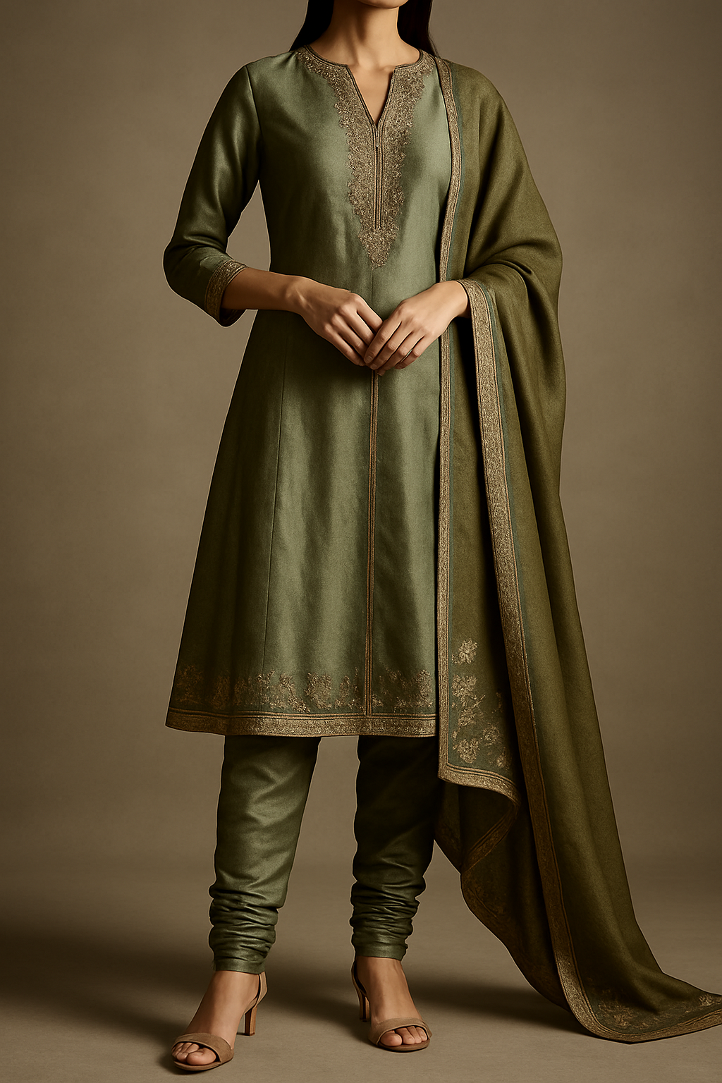 AI Generated - Churidar