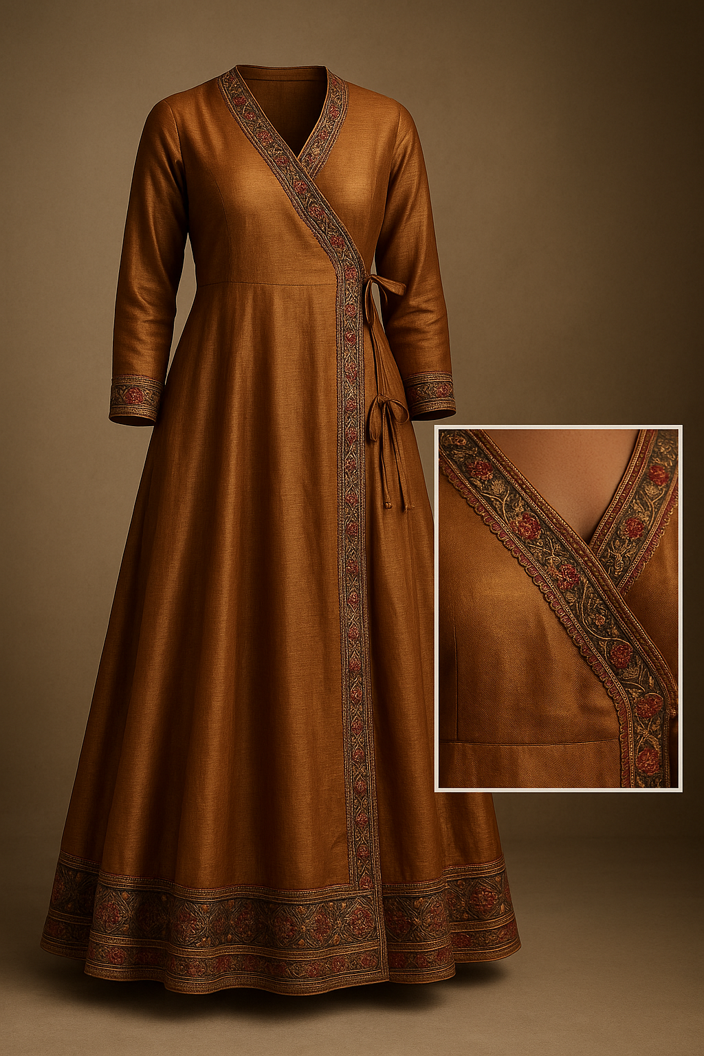 AI Generated - Angrakha Style Kameez