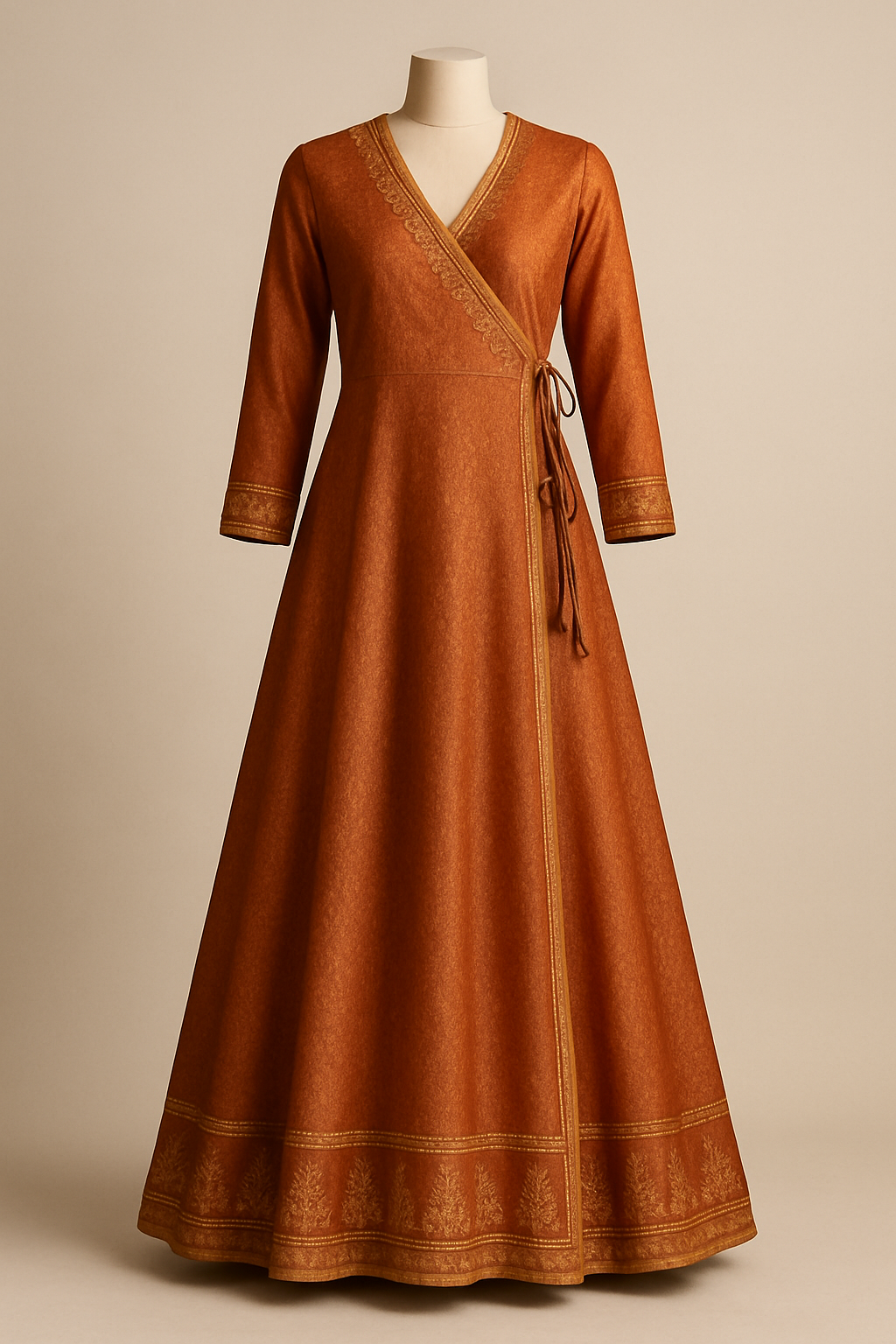 AI Generated - Angrakha Style Kameez