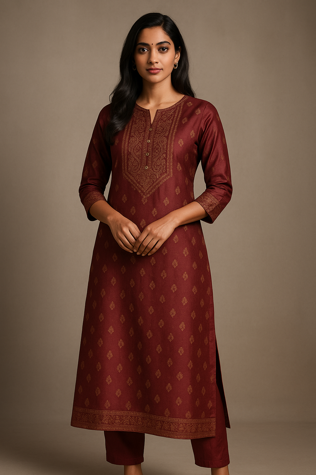 AI Generated - Long Kurti