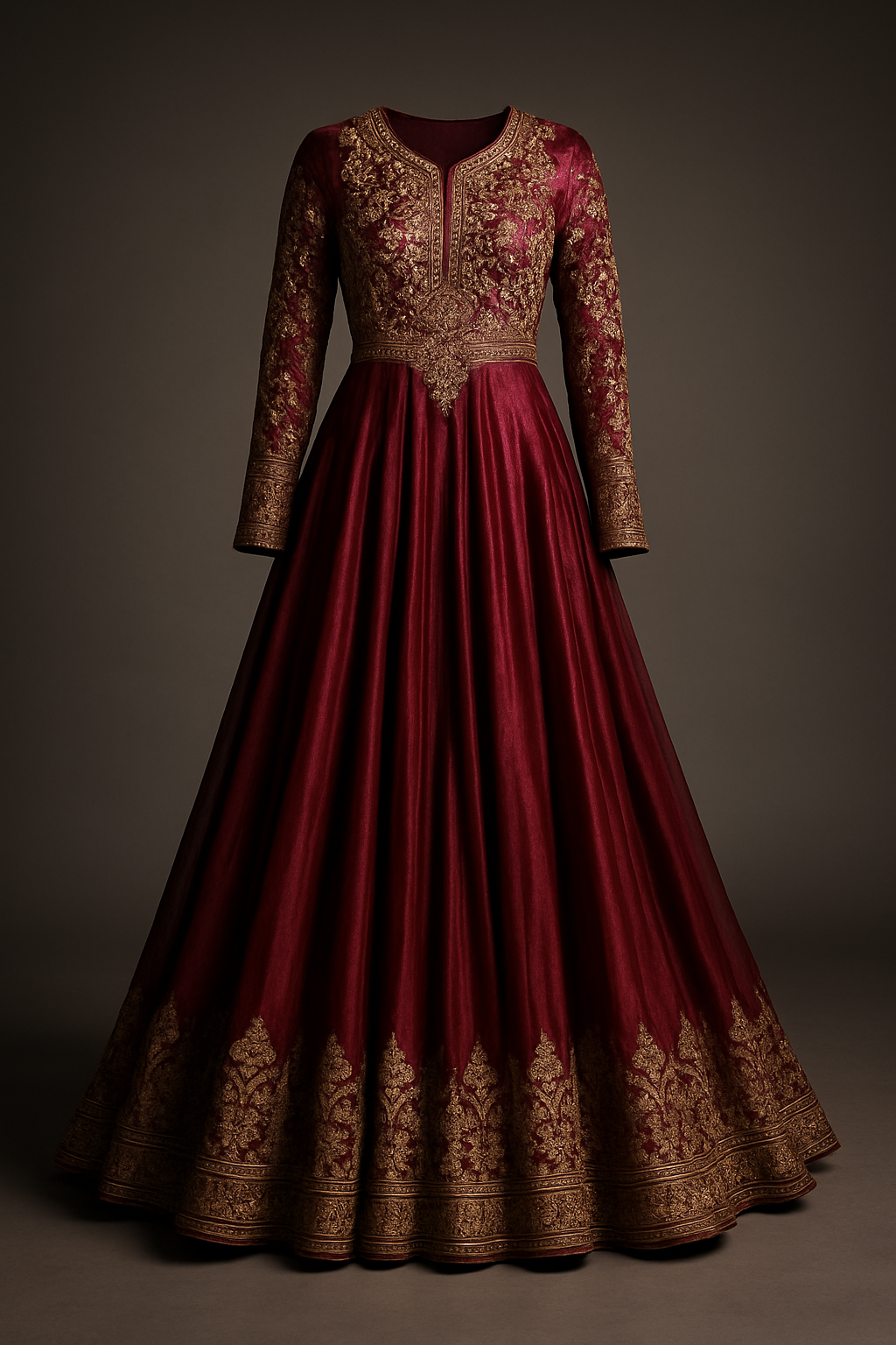 AI Generated - Anarkali Gown