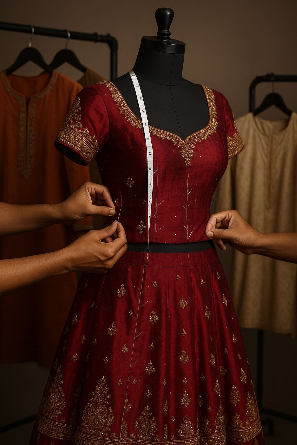 AI Generated - Loosening/Tightening of Garments