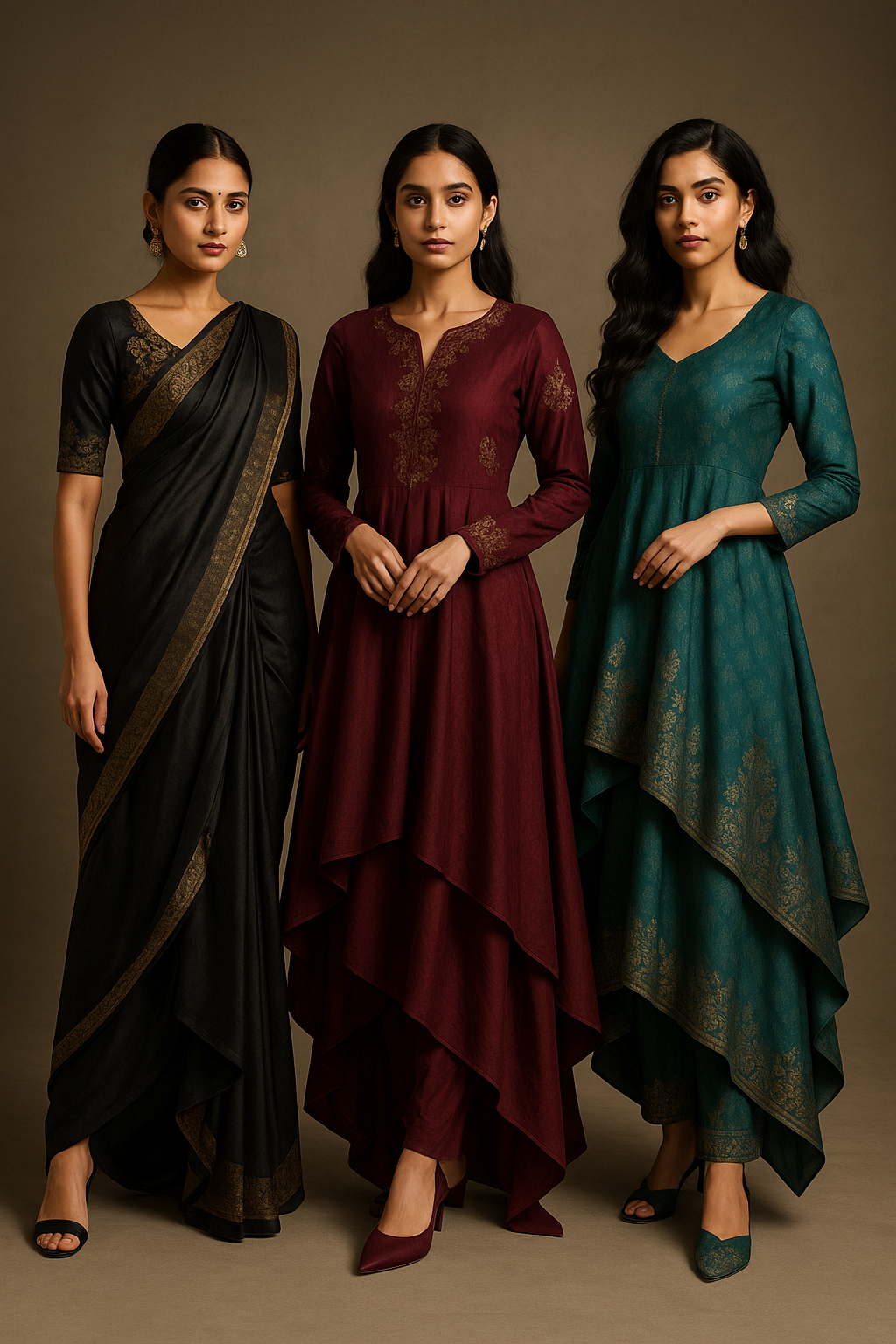 AI Generated - Asymmetrical Hemlines