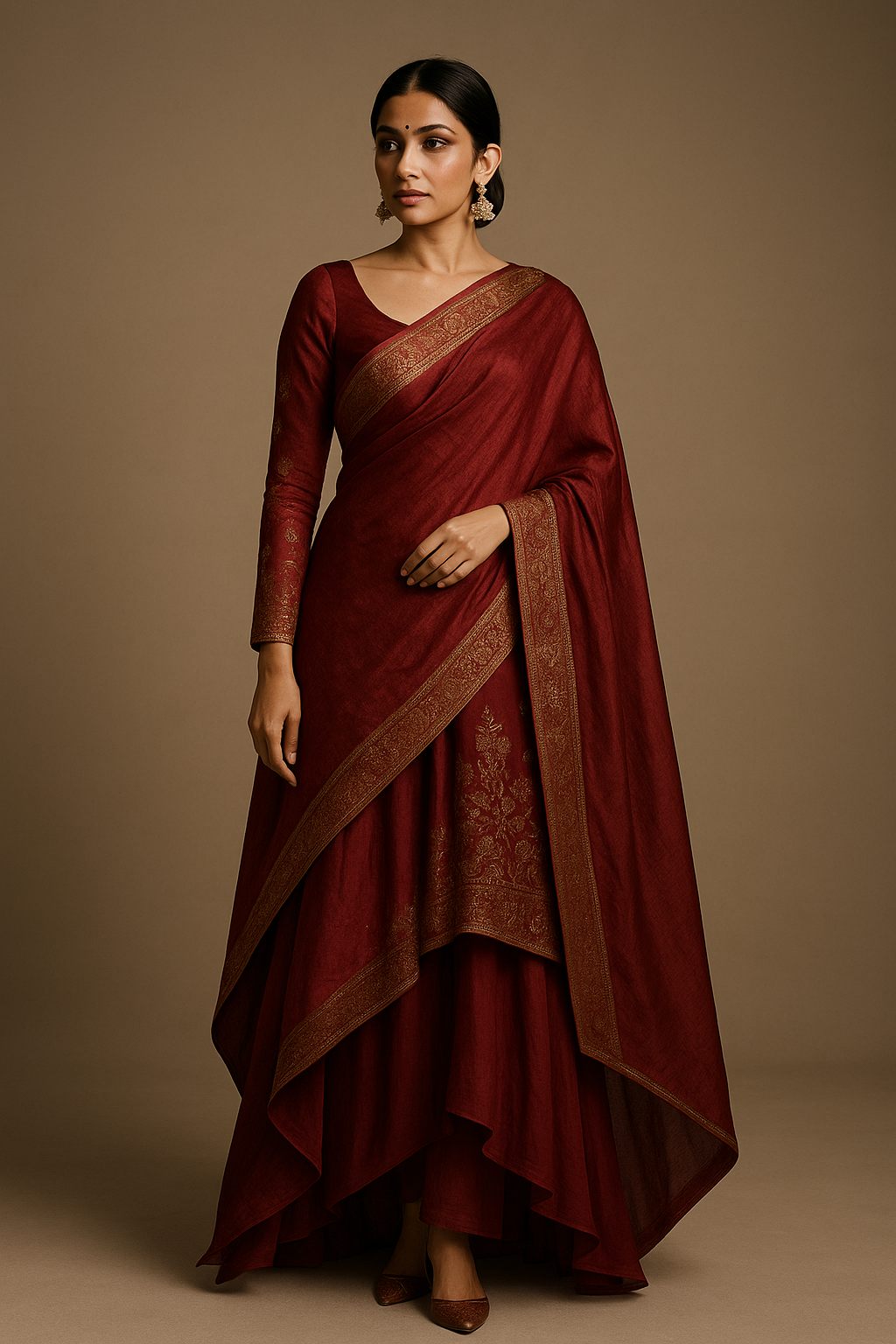 AI Generated - Asymmetrical Hemlines