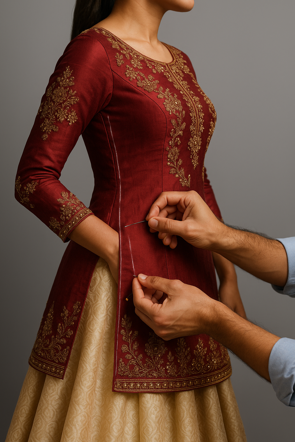 AI Generated - Side Seam Adjustments