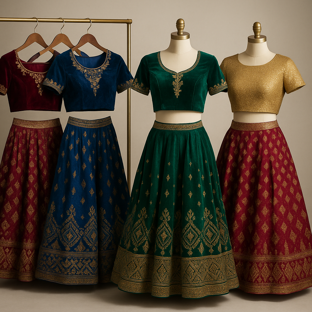 AI Generated - Crop Tops with Traditional Bottoms