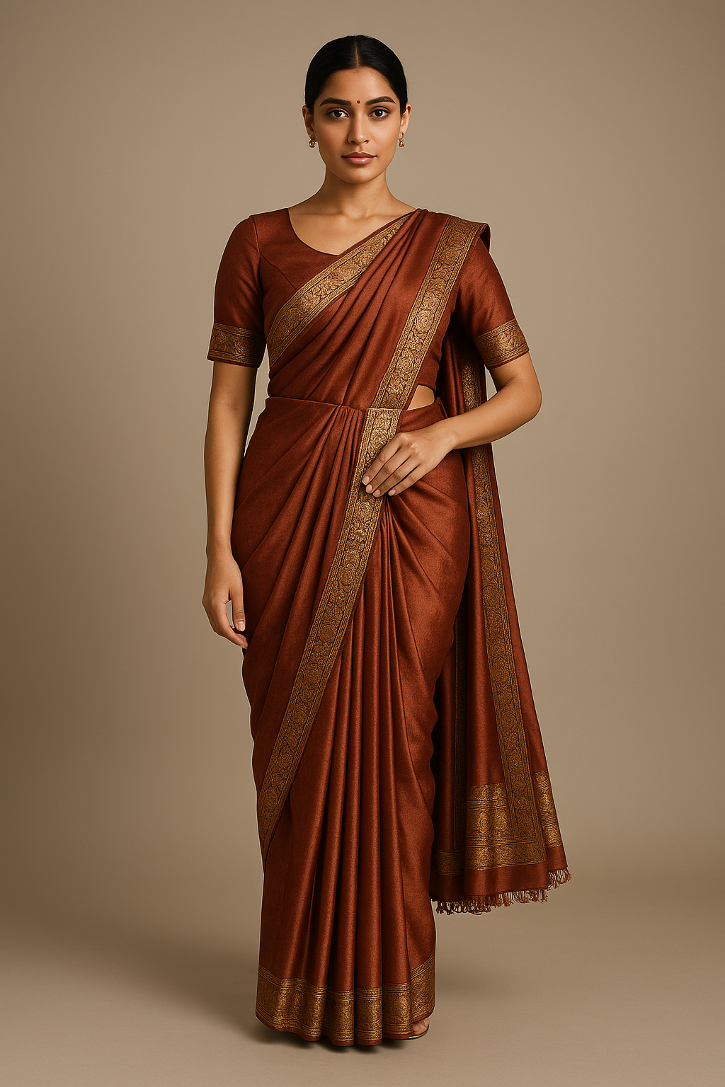 AI Generated - Saree Pre-pleating (Ready-to-Wear)