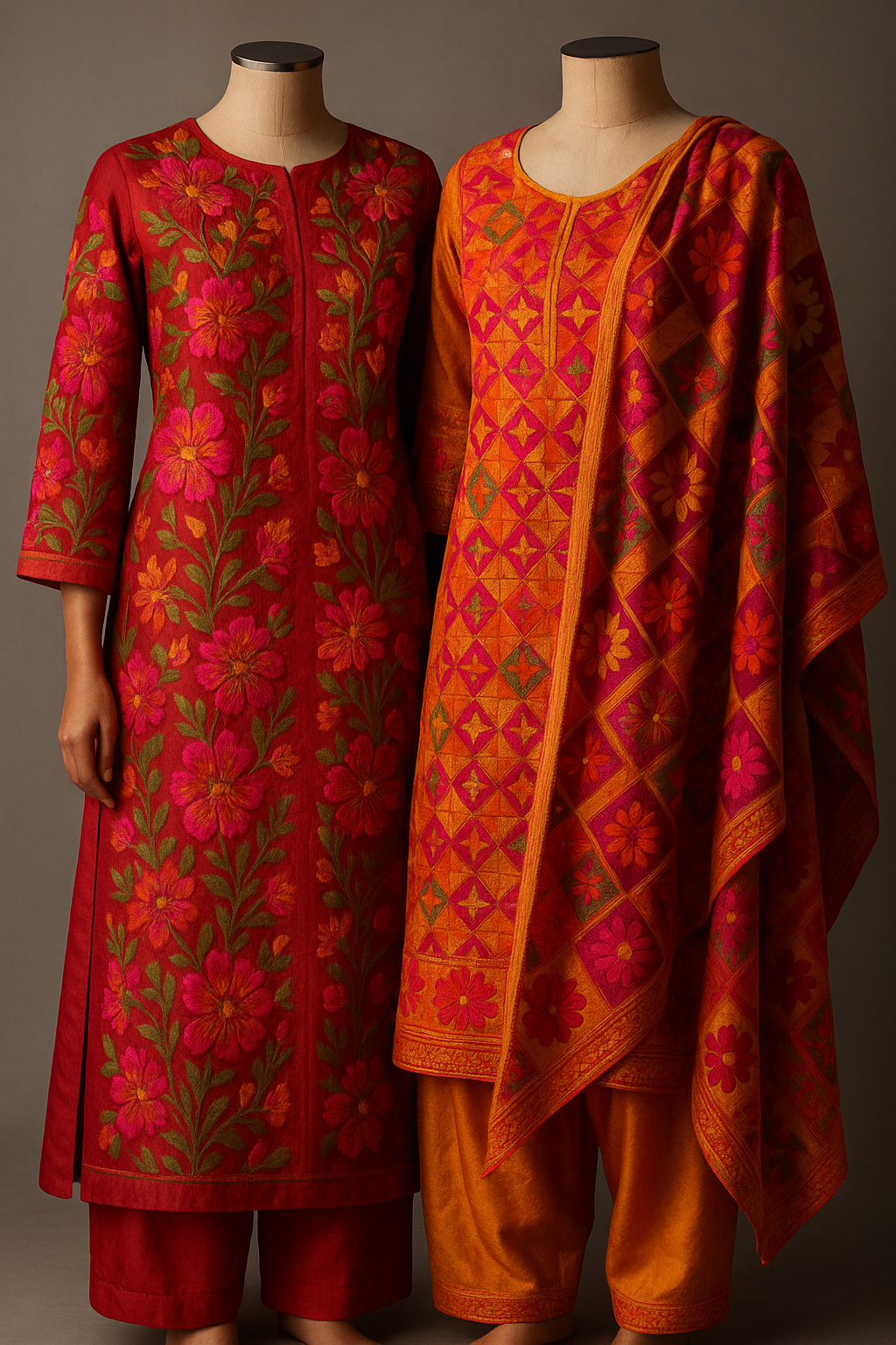AI Generated - Phulkari (Punjabi Embroidery)