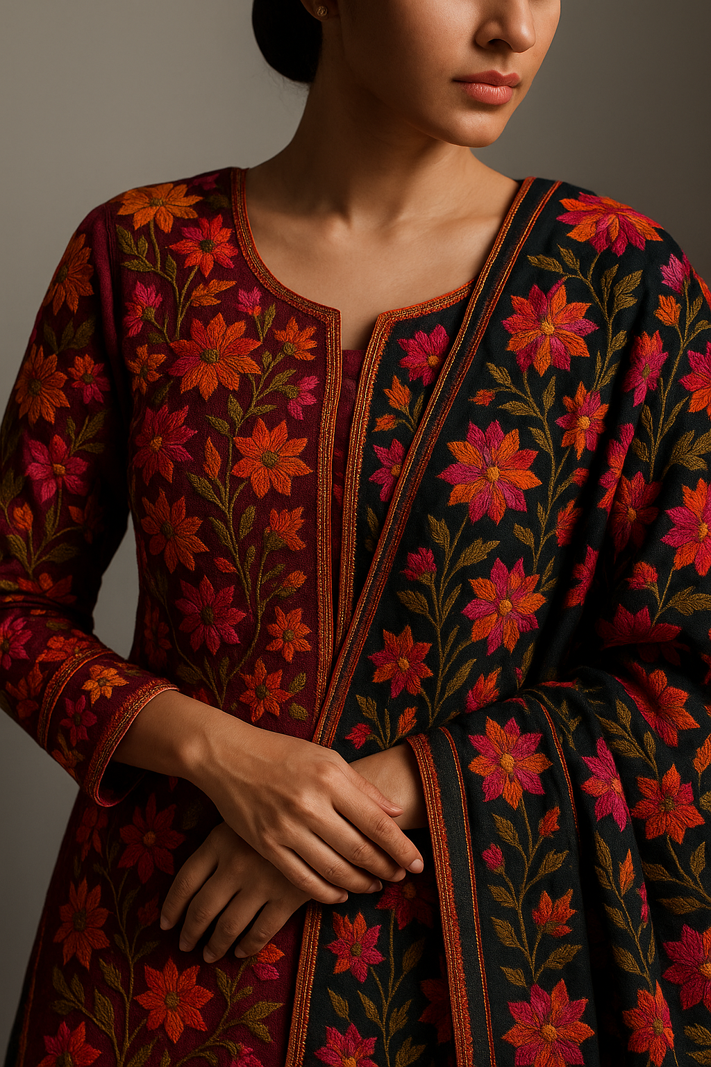 AI Generated - Phulkari (Punjabi Embroidery)