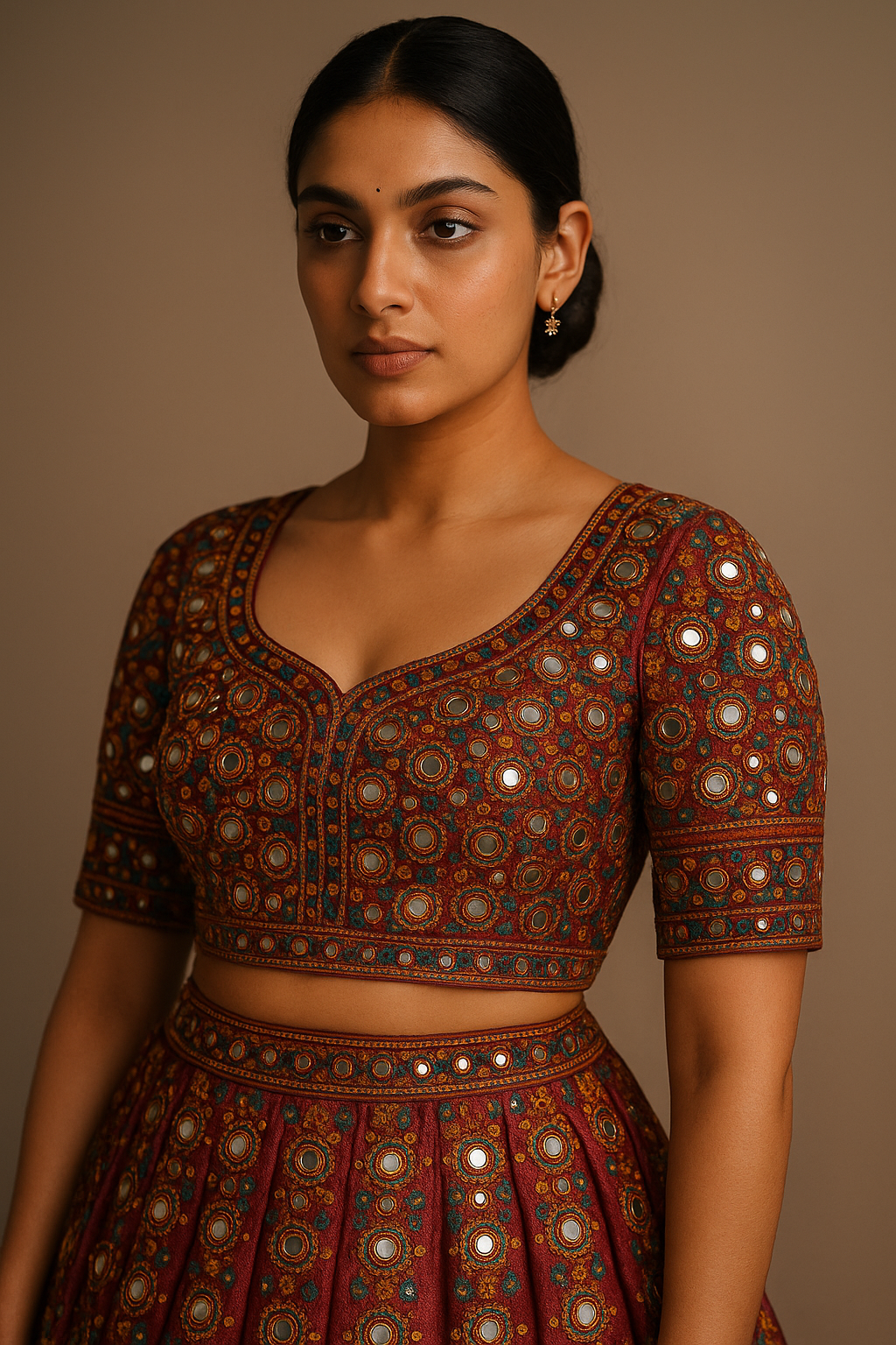 AI Generated - Mirror Work (Rajasthani/Gujarati)