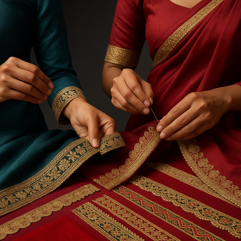 AI Generated - Attaching Lace/Borders