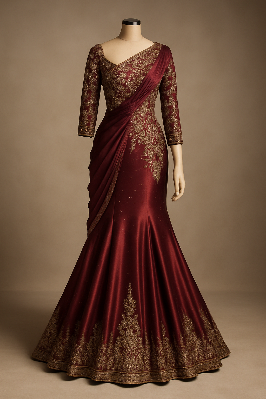 AI Generated - Reception/Engagement Gown